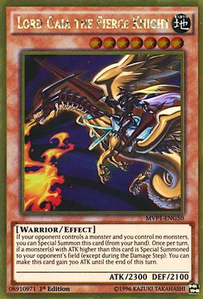 Lord Gaia the Fierce Knight (Gold Rare) (MVP1-ENG50) - The Dark Side of Dimensions Movie Pack: Gold Edition Unlimited
