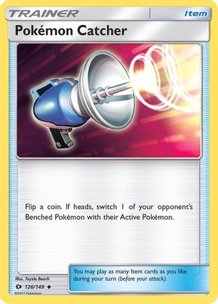 Pokemon Catcher (126/149) [SM Base Set] Reverse Holofoil - Uncommon