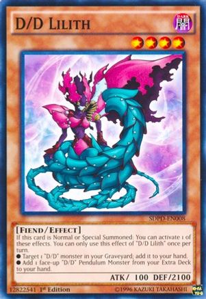 D/D Lilith (Common) (SDPD-EN008) - Structure Deck: Pendulum Domination 1st Edition