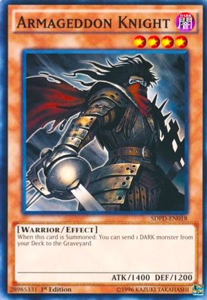 Armageddon Knight (Common) (SDPD-EN018) - Structure Deck: Pendulum Domination 1st Edition