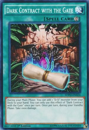 Dark Contract with the Gate (Common) (SDPD-EN024) - Structure Deck: Pendulum Domination 1st Edition