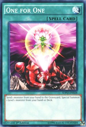 One for One (Common) (SDPD-EN028) - Structure Deck: Pendulum Domination 1st Edition
