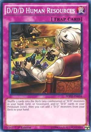 D/D/D Human Resources (Common) (SDPD-EN034) - Structure Deck: Pendulum Domination 1st Edition