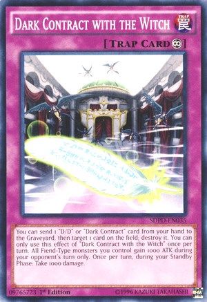 Dark Contract with the Witch (Common) (SDPD-EN035) - Structure Deck: Pendulum Domination 1st Edition