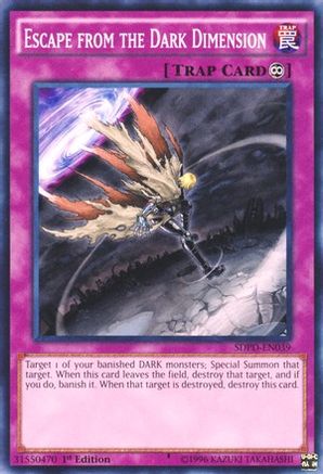Escape from the Dark Dimension (Common) (SDPD-EN039) - Structure Deck: Pendulum Domination 1st Edition