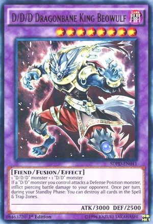 D/D/D Dragonbane King Beowulf (Ultra Rare) (SDPD-EN041) - Structure Deck: Pendulum Domination 1st Edition