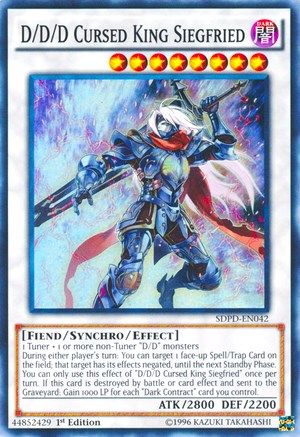 D/D/D Cursed King Siegfried (Super Rare) (SDPD-EN042) - Structure Deck: Pendulum Domination 1st Edition
