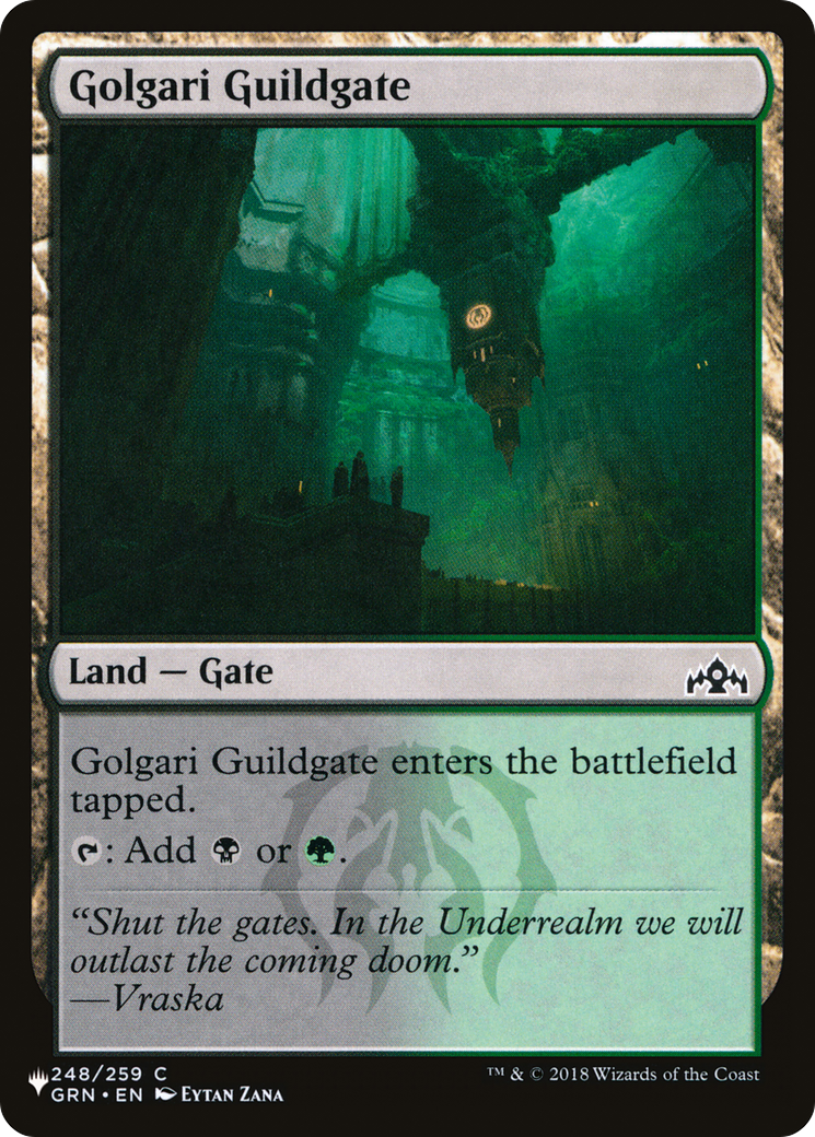 Golgari Guildgate (LIST-248/259) [The List Reprints]