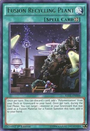 Fusion Recycling Plant (Rare) (RATE-EN000) - Raging Tempest 1st Edition