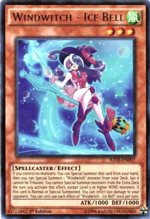 Windwitch - Ice Bell (Ultra Rare) (RATE-EN007) - Raging Tempest 1st Edition