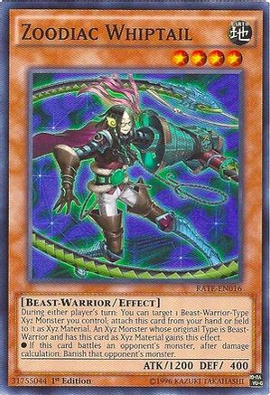 Zoodiac Whiptail (Super Rare) (RATE-EN016) - Raging Tempest Unlimited