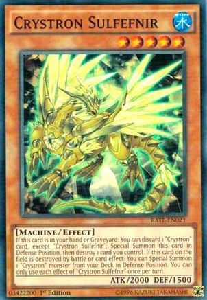 Crystron Sulfefnir (Super Rare) (RATE-EN021) - Raging Tempest Unlimited