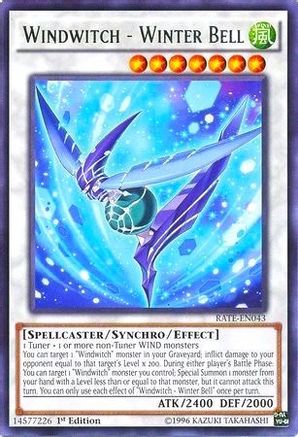 Windwitch - Winter Bell (Rare) (RATE-EN043) - Raging Tempest 1st Edition