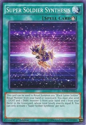 Super Soldier Synthesis (Common) (RATE-EN062) - Raging Tempest 1st Edition