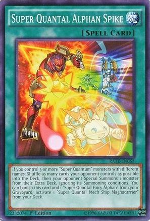 Super Quantal Alphan Spike (Common) (RATE-EN063) - Raging Tempest 1st Edition