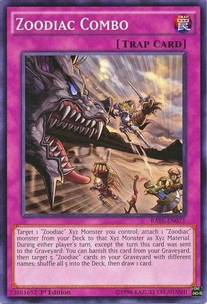 Zoodiac Combo (Common) (RATE-EN071) - Raging Tempest Unlimited