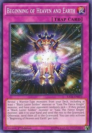 Beginning of Heaven and Earth (Common) (RATE-EN073) - Raging Tempest 1st Edition
