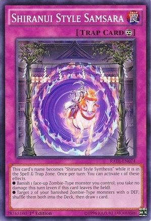 Shiranui Style Samsara (Common) (RATE-EN074) - Raging Tempest 1st Edition