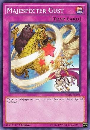 Majespecter Gust (Common) (RATE-EN075) - Raging Tempest 1st Edition