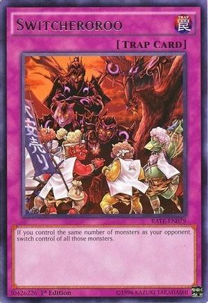 Switcheroroo (Rare) (RATE-EN079) - Raging Tempest 1st Edition