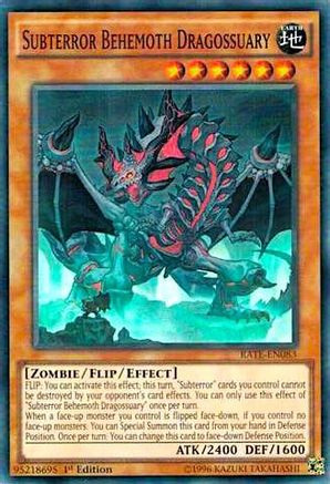 Subterror Behemoth Dragossuary (Super Rare) (RATE-EN083) - Raging Tempest 1st Edition