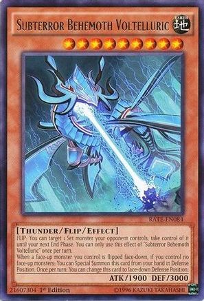 Subterror Behemoth Voltelluric (Rare) (RATE-EN084) - Raging Tempest Unlimited