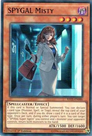 SPYGAL Misty (Ultra Rare) (RATE-EN086) - Raging Tempest Unlimited