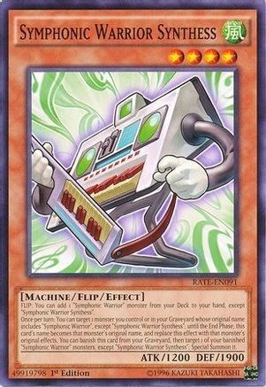 Symphonic Warrior Synthess (Common) (RATE-EN091) - Raging Tempest 1st Edition