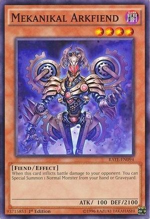 Mekanikal Arkfiend (Common) (RATE-EN094) - Raging Tempest Unlimited