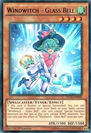 Windwitch - Glass Bell (Ultra Rare) (RATE-EN098) - Raging Tempest 1st Edition