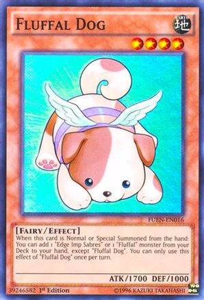 Fluffal Dog (Super Rare) (FUEN-EN016) - Fusion Enforcers 1st Edition