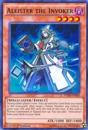 Aleister the Invoker (Super Rare) (FUEN-EN026) - Fusion Enforcers 1st Edition