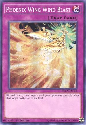 Phoenix Wing Wind Blast (Super Rare) (FUEN-EN044) - Fusion Enforcers 1st Edition