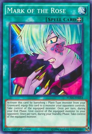 Mark of the Rose (Super Rare) (FUEN-EN054) - Fusion Enforcers 1st Edition