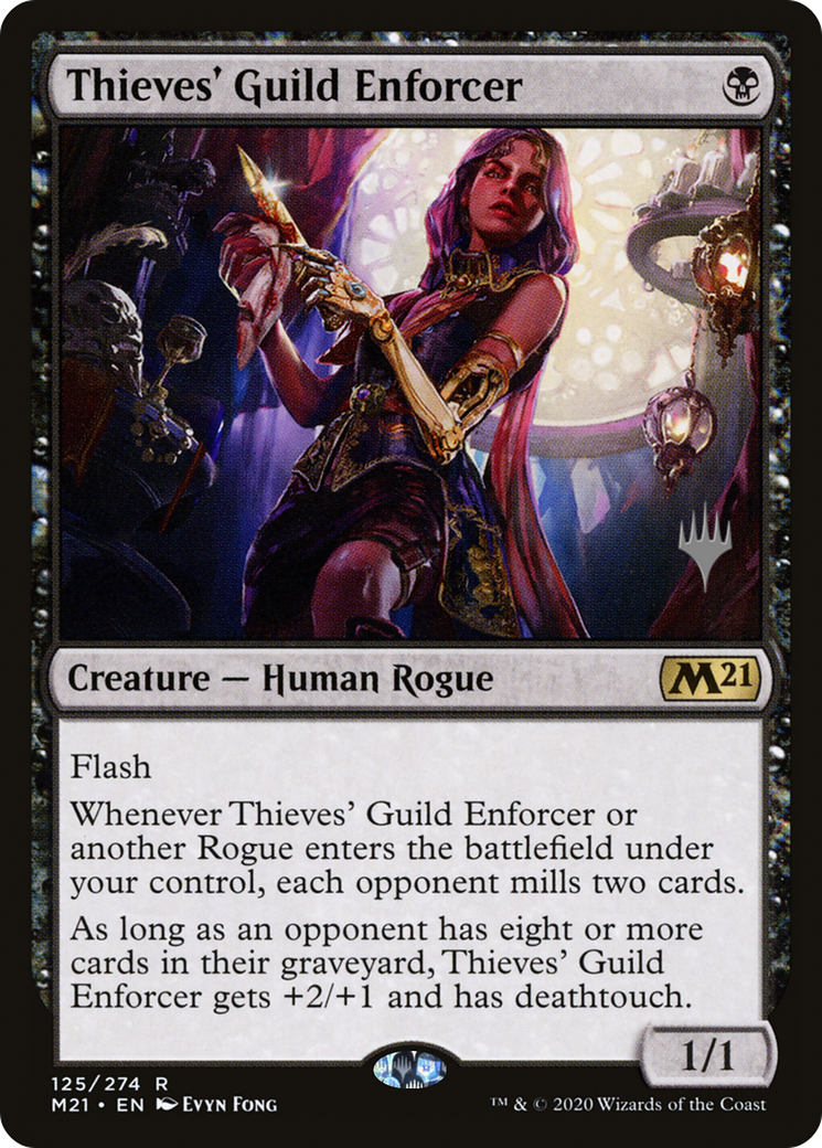 Thieves' Guild Enforcer (PPM21-125) [Promo Pack: Core Set 2021 Promos] Foil