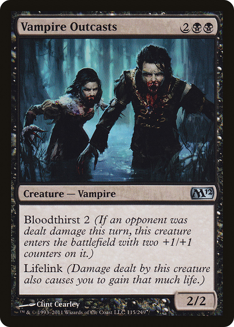 Vampire Outcasts (M12-115) [Magic 2012]