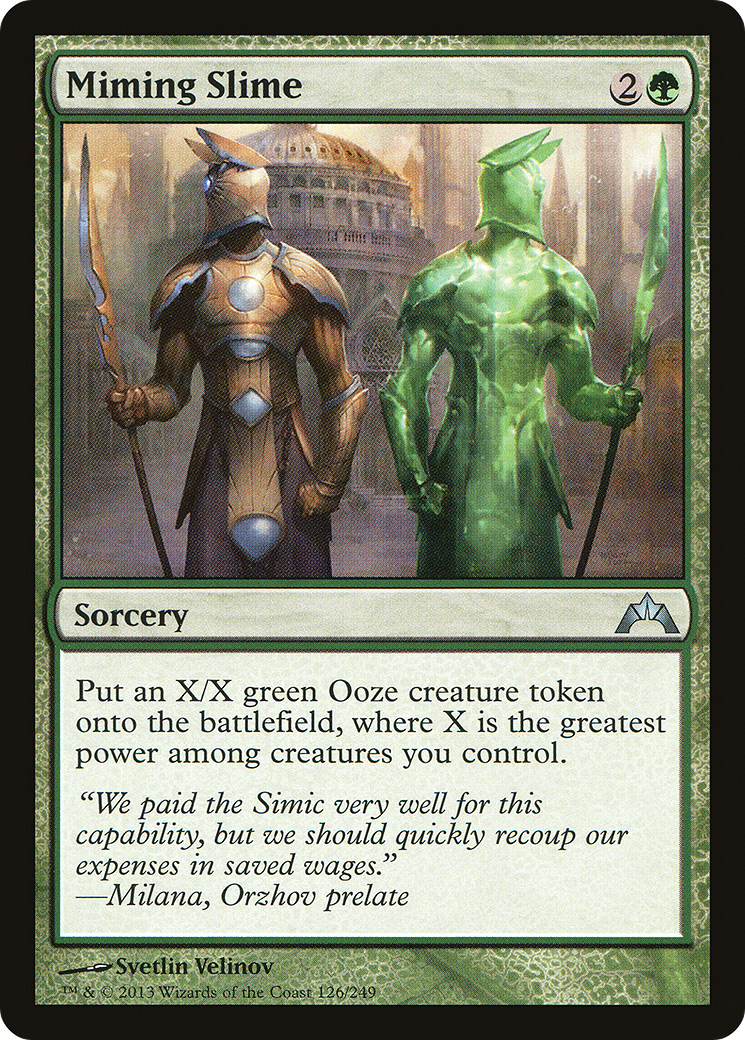 Miming Slime (GTC-126) [Gatecrash]