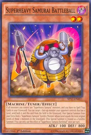 Superheavy Samurai Battleball (Common) (SP17-EN011) - Star Pack - Battle Royal 1st Edition