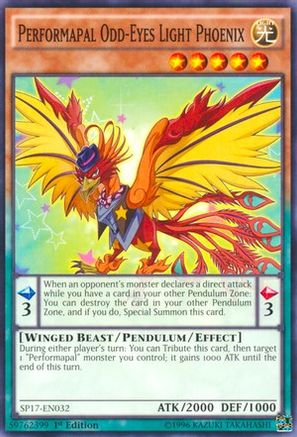 Performapal Odd-Eyes Light Phoenix (Common) (SP17-EN032) - Star Pack - Battle Royal 1st Edition