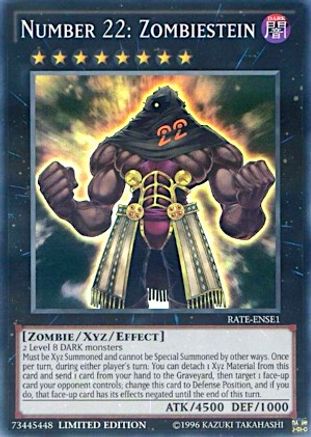 Number 22: Zombiestein (Super Rare) (RATE-ENSE1) - Raging Tempest Limited