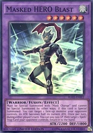 Masked HERO Blast (Super Rare) (RATE-ENSE2) - Raging Tempest Limited