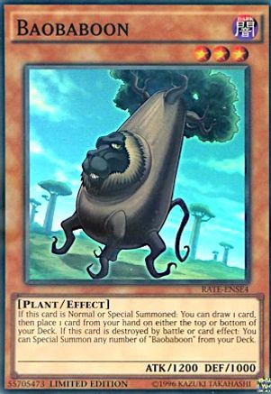 Baobaboon (Super Rare) (RATE-ENSE4) - Raging Tempest Limited