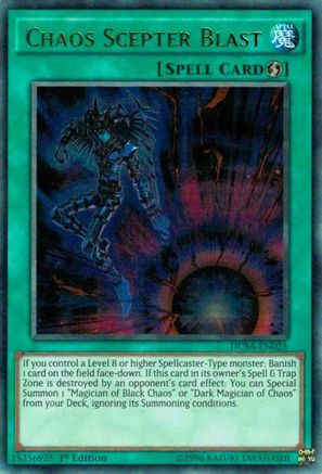 Chaos Scepter Blast (Ultra Rare) (DUSA-EN025) - Duelist Saga 1st Edition