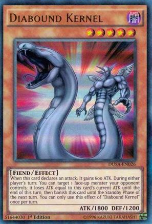 Diabound Kernel (Ultra Rare) (DUSA-EN026) - Duelist Saga 1st Edition