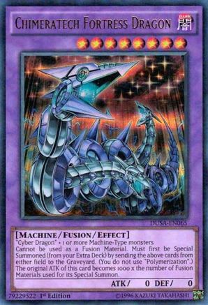 Chimeratech Fortress Dragon (Ultra Rare) (DUSA-EN065) - Duelist Saga 1st Edition