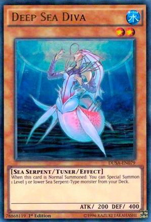 Deep Sea Diva (Ultra Rare) (DUSA-EN079) - Duelist Saga 1st Edition