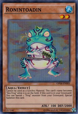 Ronintoadin (Super Rare) (OP04-EN005) - OTS Tournament Pack 4 Unlimited