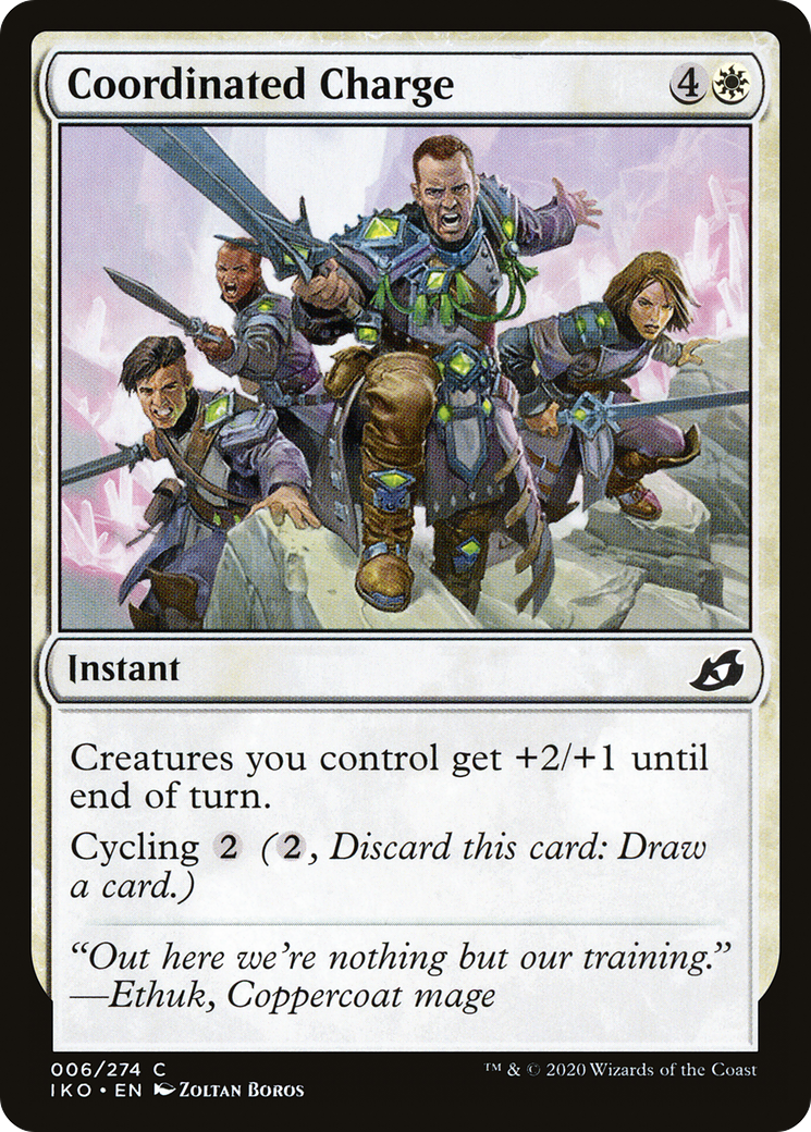 Coordinated Charge (IKO-006) [Ikoria: Lair of Behemoths] Foil