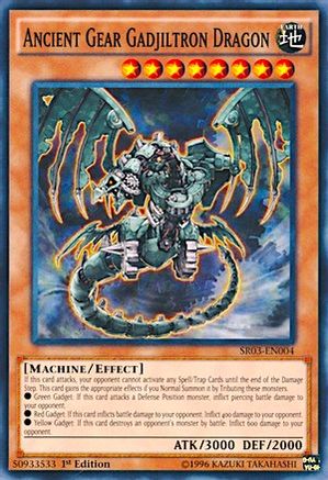 Ancient Gear Gadjiltron Dragon (Common) (SR03-EN004) - Structure Deck: Machine Reactor Unlimited
