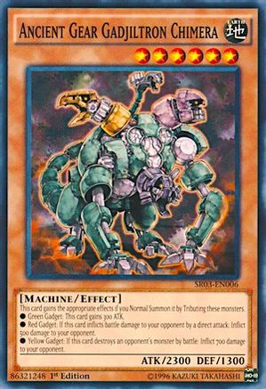 Ancient Gear Gadjiltron Chimera (Common) (SR03-EN006) - Structure Deck: Machine Reactor Unlimited